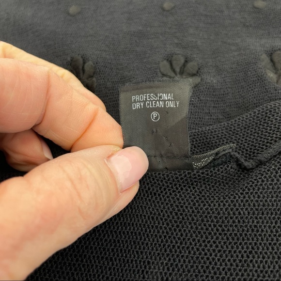 Vivienne Tam “Sheer Beauty” Embroidered Maxi Dress Size S/L Black - Picture 12 of 14